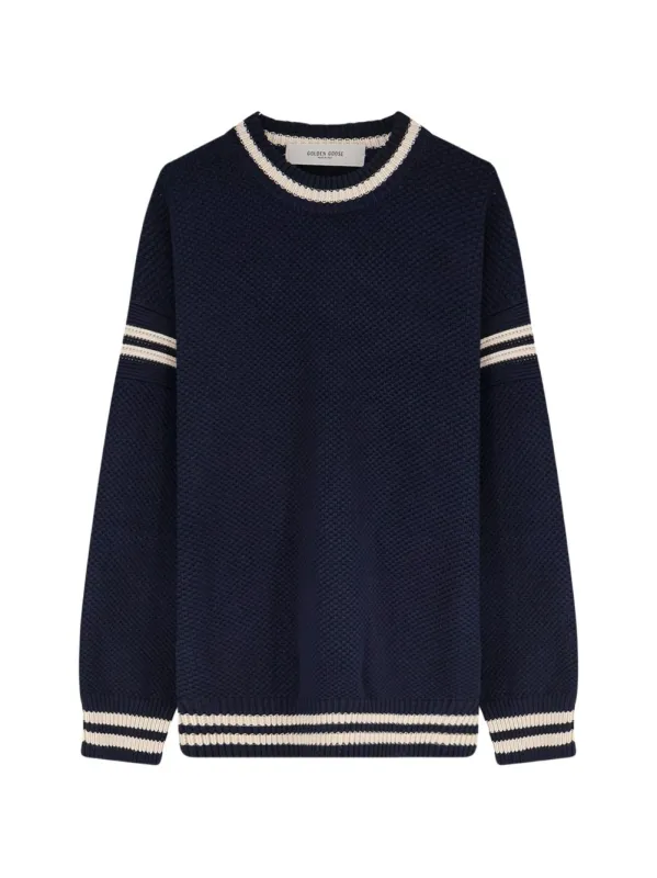 Cotton Crewneck Sweater made by Golden Goose