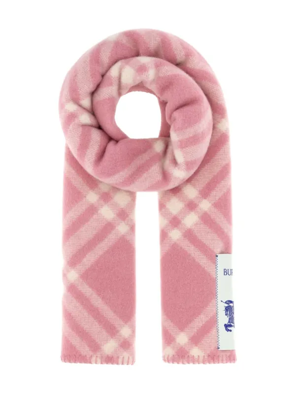 Check Wool Scarf made by Burberry