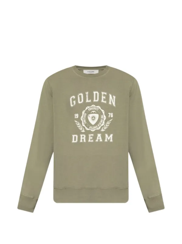 Logo Cotton Sweatshirt made by Golden Goose