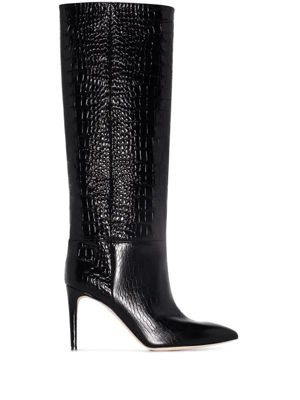 Stiletto Leather Boots made by Paris Texas