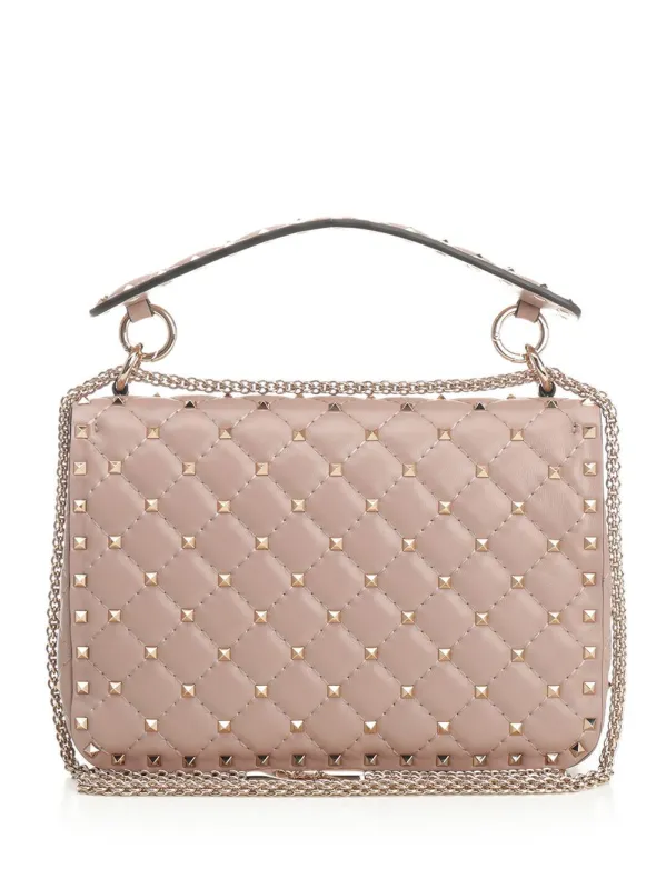 Rockstud Spike Medium Leather Shoulder Bag made by Valentino Garavani