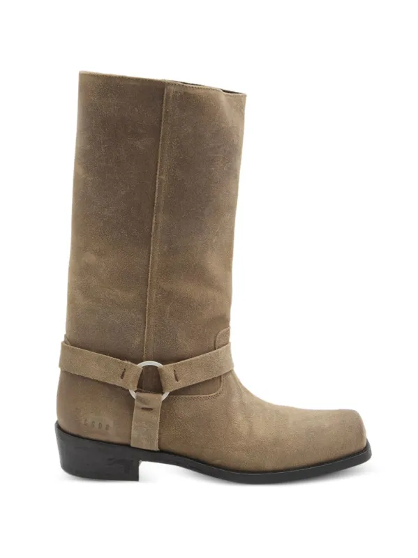 Biker Leather Boots made by Golden Goose