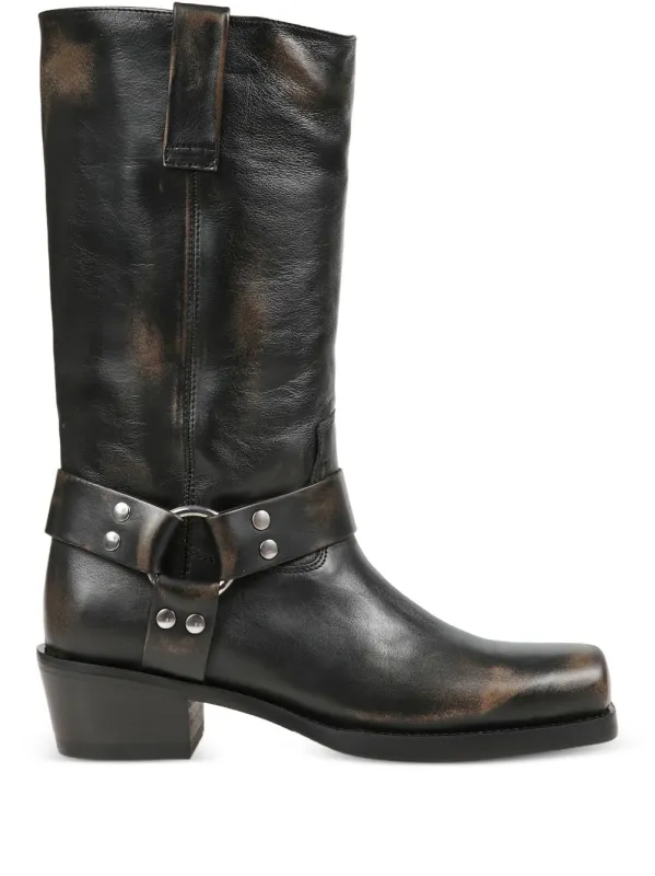 Roxy Leather Boots made by Paris Texas