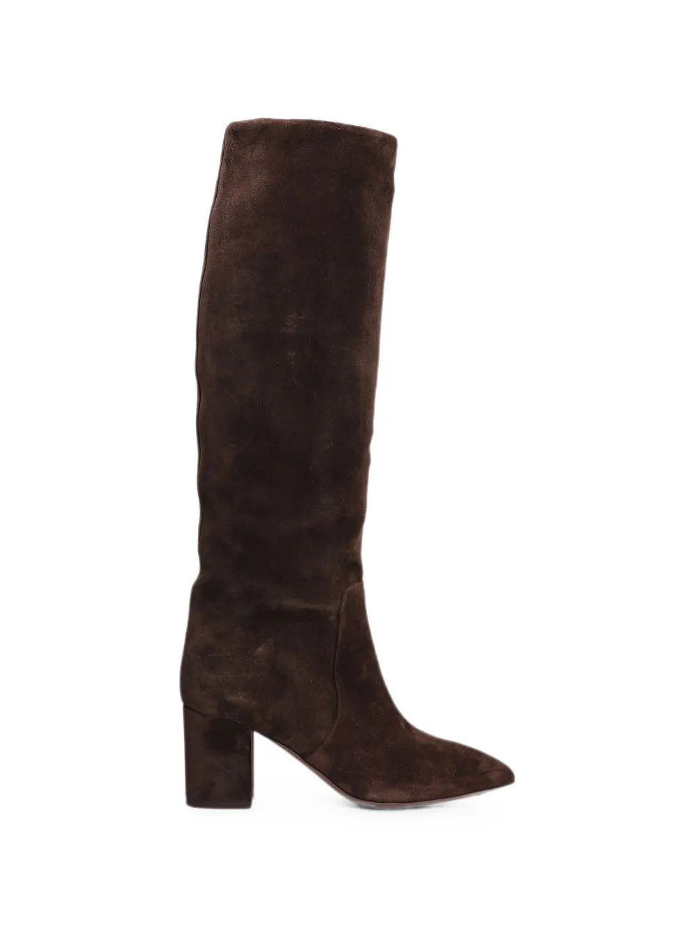 Anja Suede Leather Boots sold by Wanan Luxury