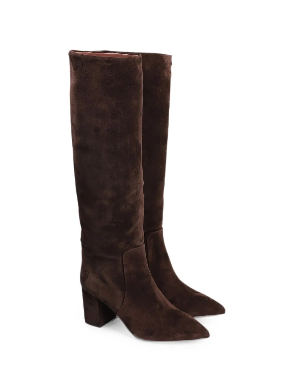 Anja Suede Leather Boots sold by Wanan Luxury product image thumbnail 5