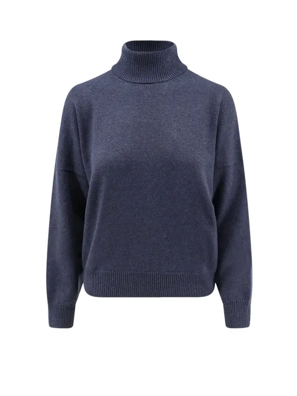 Cashmere Turtleneck With Monili Detail On The Back made by Brunello Cucinelli