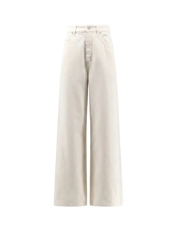 The Relaxed Boyfriend Jean-Soft Barrel Leg made by Brunello Cucinelli