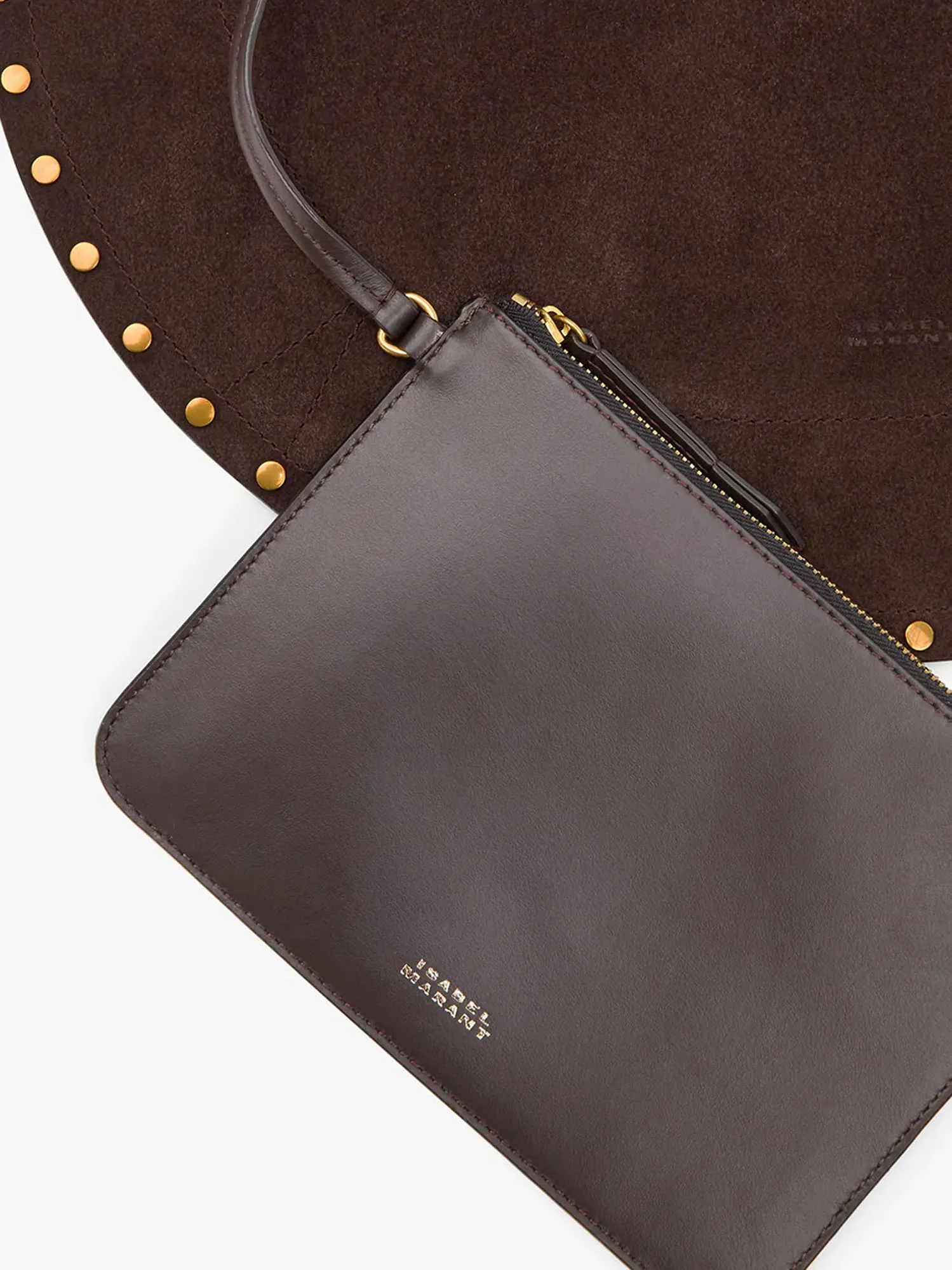 Oskan Hobo Suede Shoulder Bag sold by Wanan Luxury product image thumbnail 4