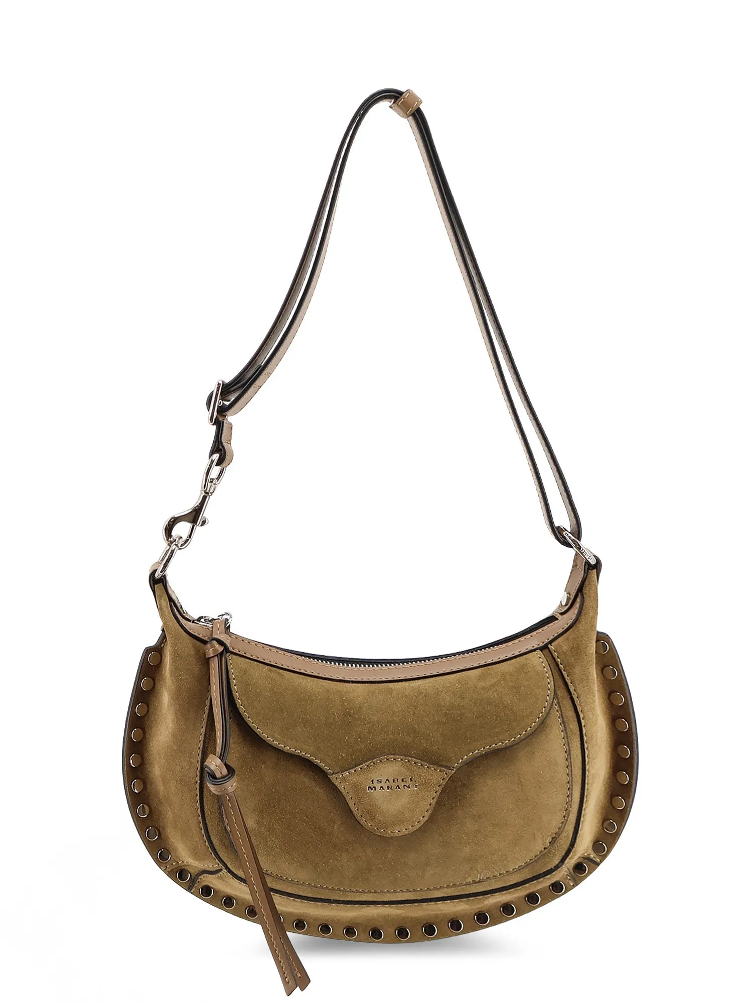 Oskan Moon Suede Shoulder Bag sold by Wanan Luxury