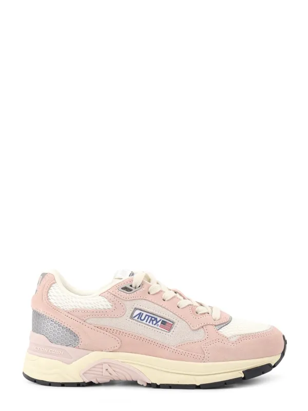 Hyperway Low Mesh E Suede Sneakers made by Autry