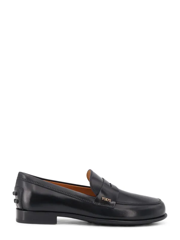 Leather Loafers With Gommini Detail On The Back made by Tod's