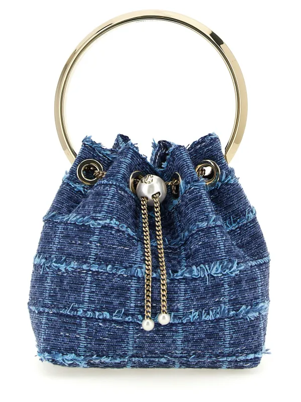 Bon Bon Hand Bags Blue made by Jimmy Choo