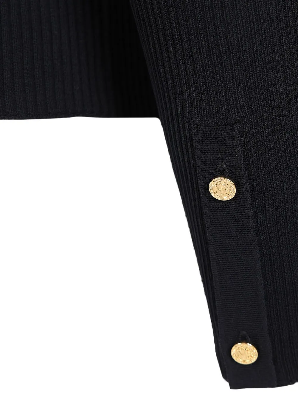 Disegno Wool Rib Crewneck Long Sleeve Knitwear Blue sold by Wanan Luxury product image thumbnail 4
