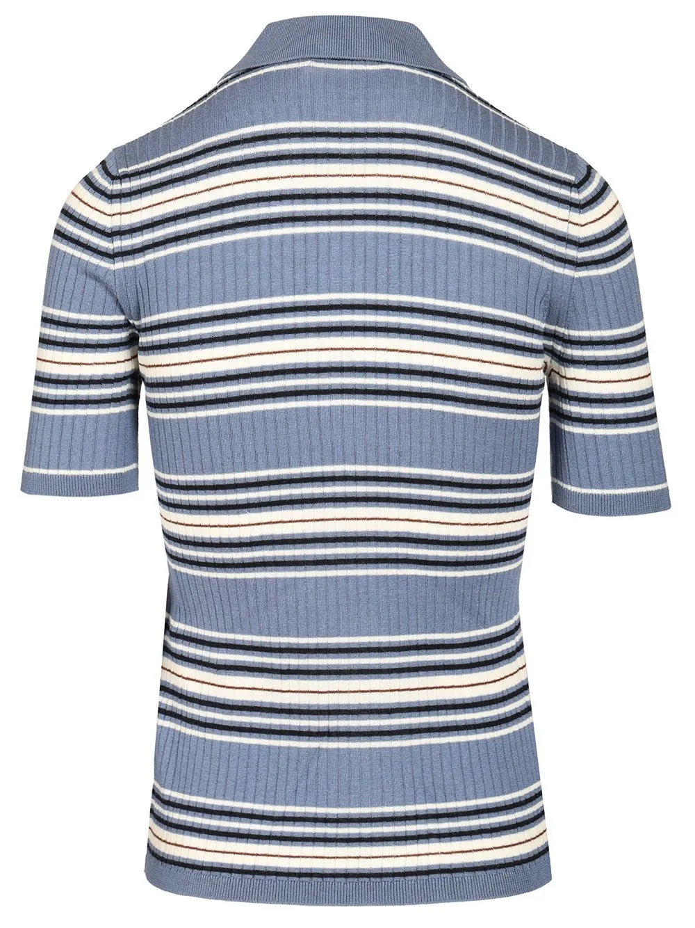 Tallero Short Sleeves Striped Polo Knitwear Multicolor sold by Wanan Luxury product image thumbnail 2