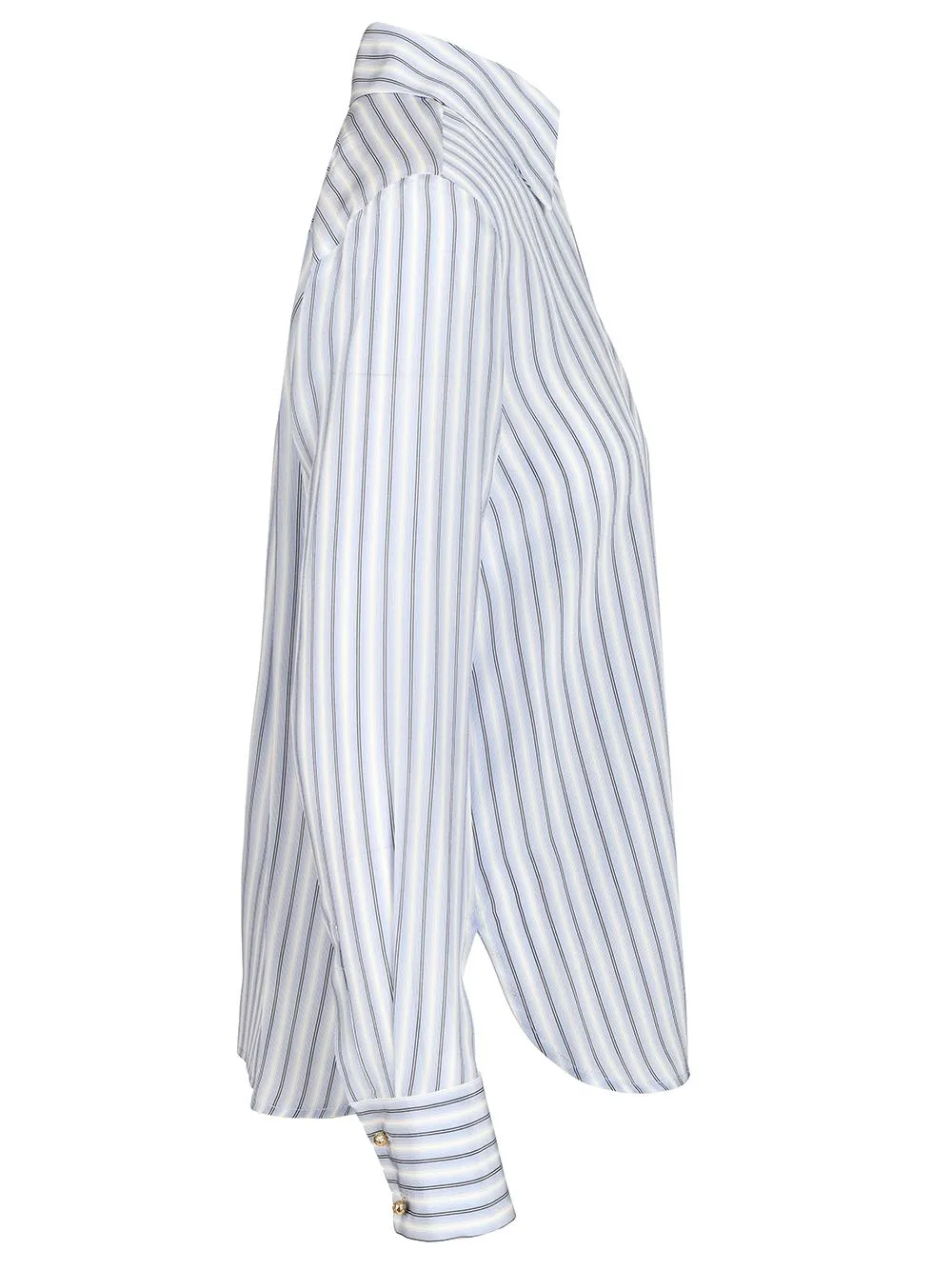 Printed Silk Shirt Shirts Light Blue sold by Wanan Luxury product image thumbnail 3