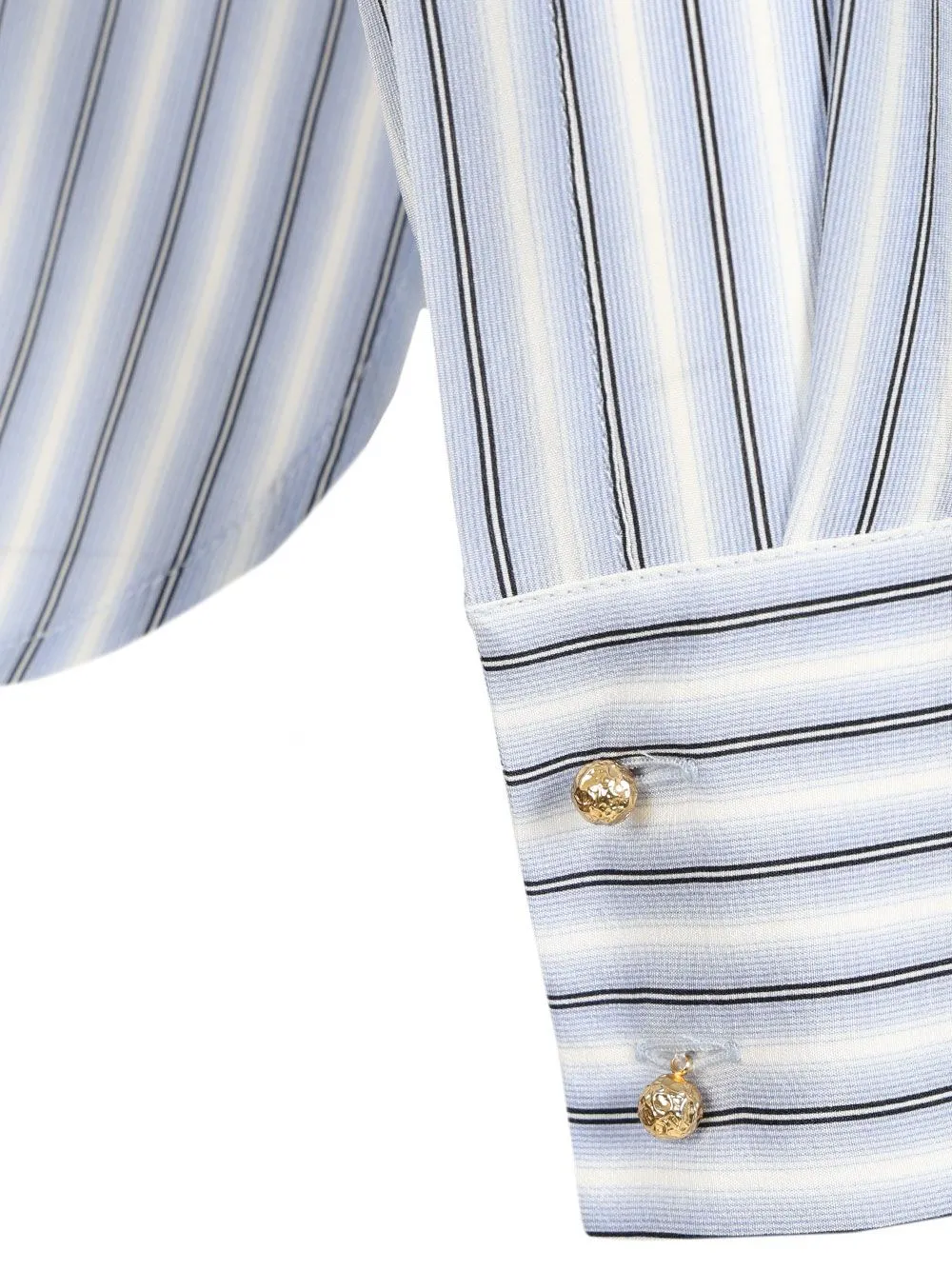 Printed Silk Shirt Shirts Light Blue sold by Wanan Luxury product image thumbnail 5