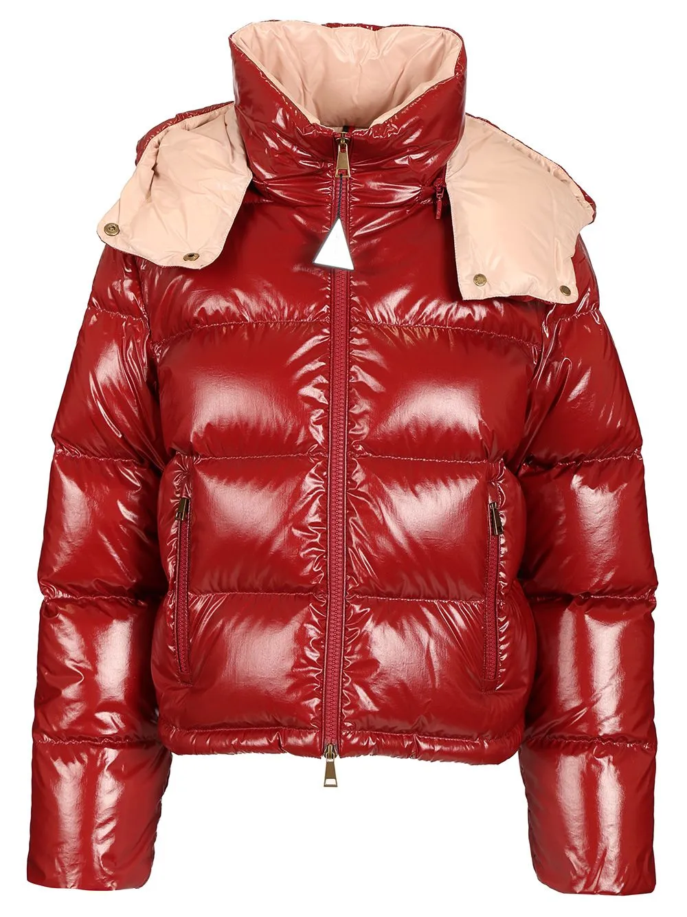 Niveole Short Nylon Down Jacket Red sold by Wanan Luxury