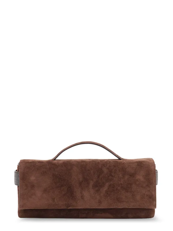 Essence Suede Handbag made by Brunello Cucinelli