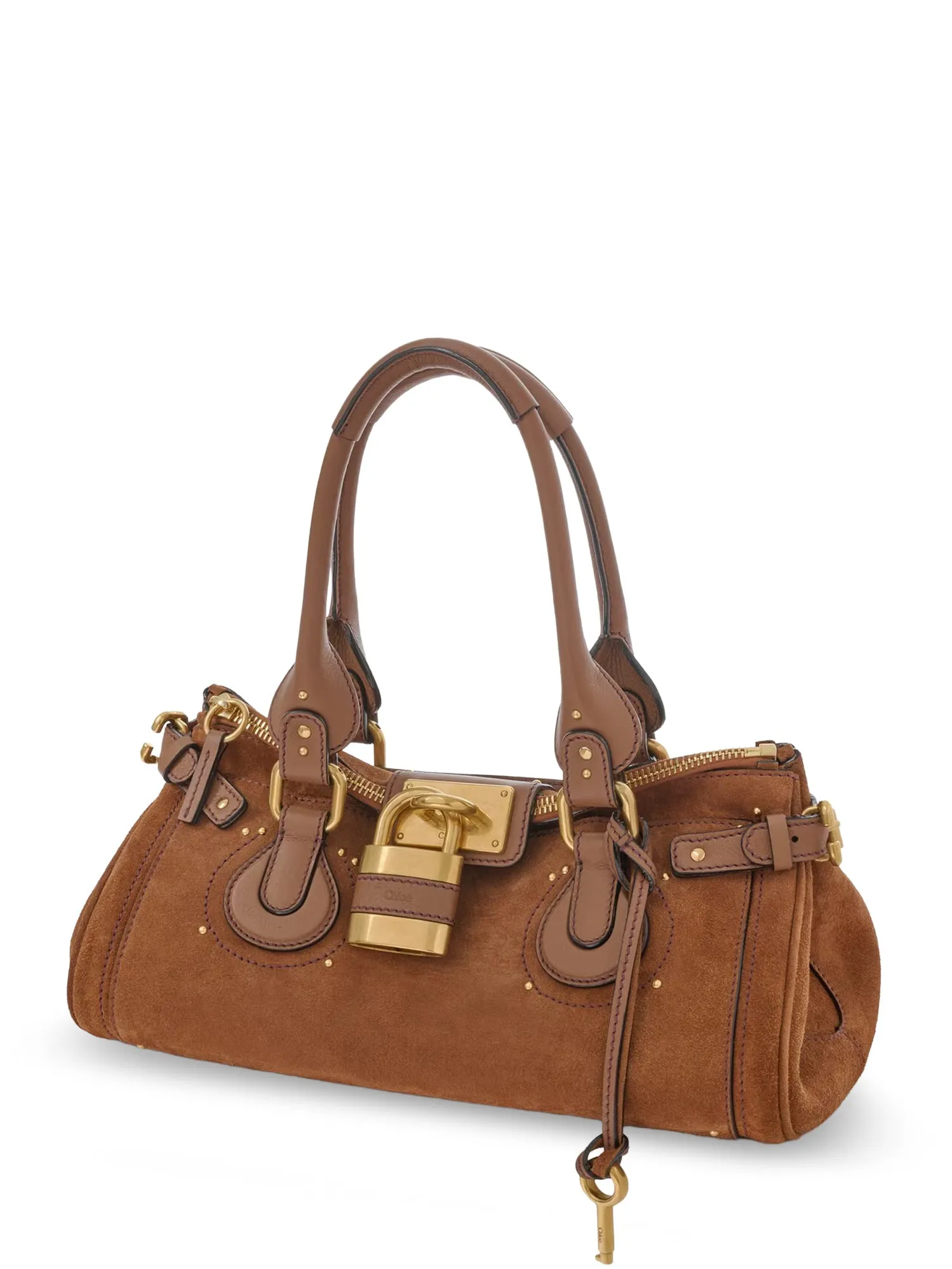 Paddington Suede Shoulder Bag sold by Wanan Luxury product image thumbnail 3