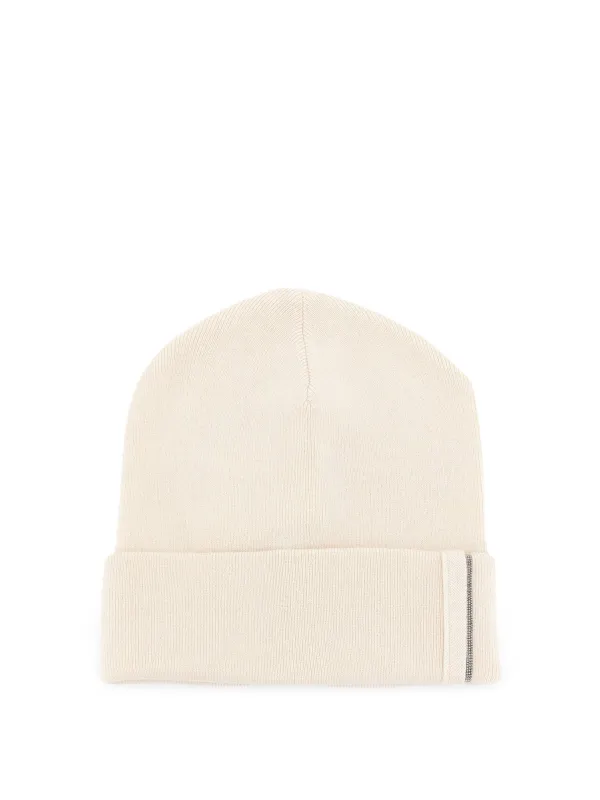Cashmere Hat With Monili Detail made by Brunello Cucinelli