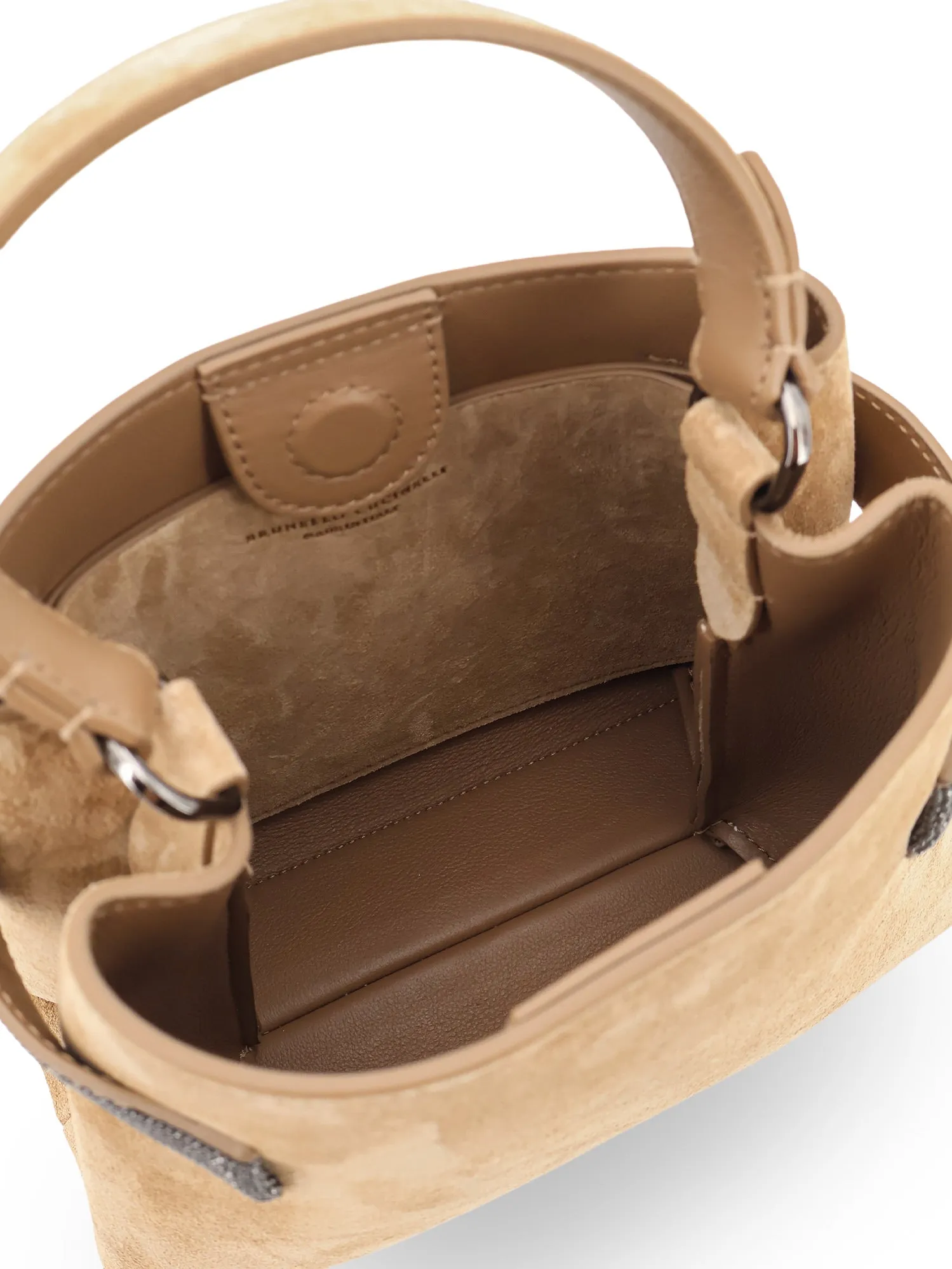 Suede Shoulder Bag With Monili Detail sold by Wanan Luxury product image thumbnail 4