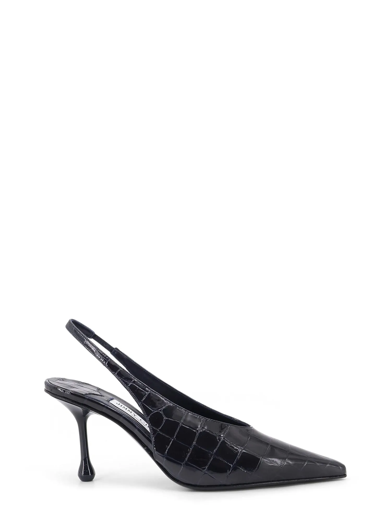 Patent Leather Pumps With Crocodile Print sold by Wanan Luxury