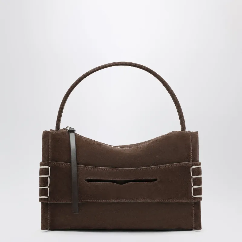 Loafer Suede And Calf Leather Bag In Brown made by J.W. Anderson