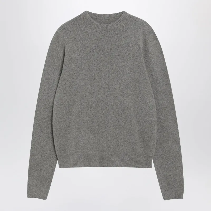 Dust Grey Cashmere-Blend Sweater made by Rick Owens