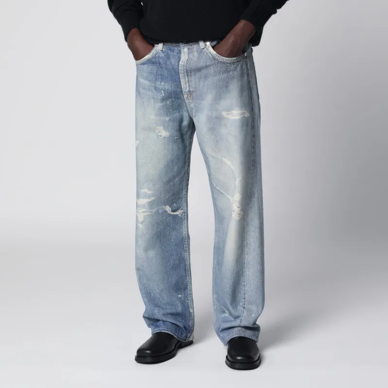 Light-Wash Distressed Jeans made by Our Legacy