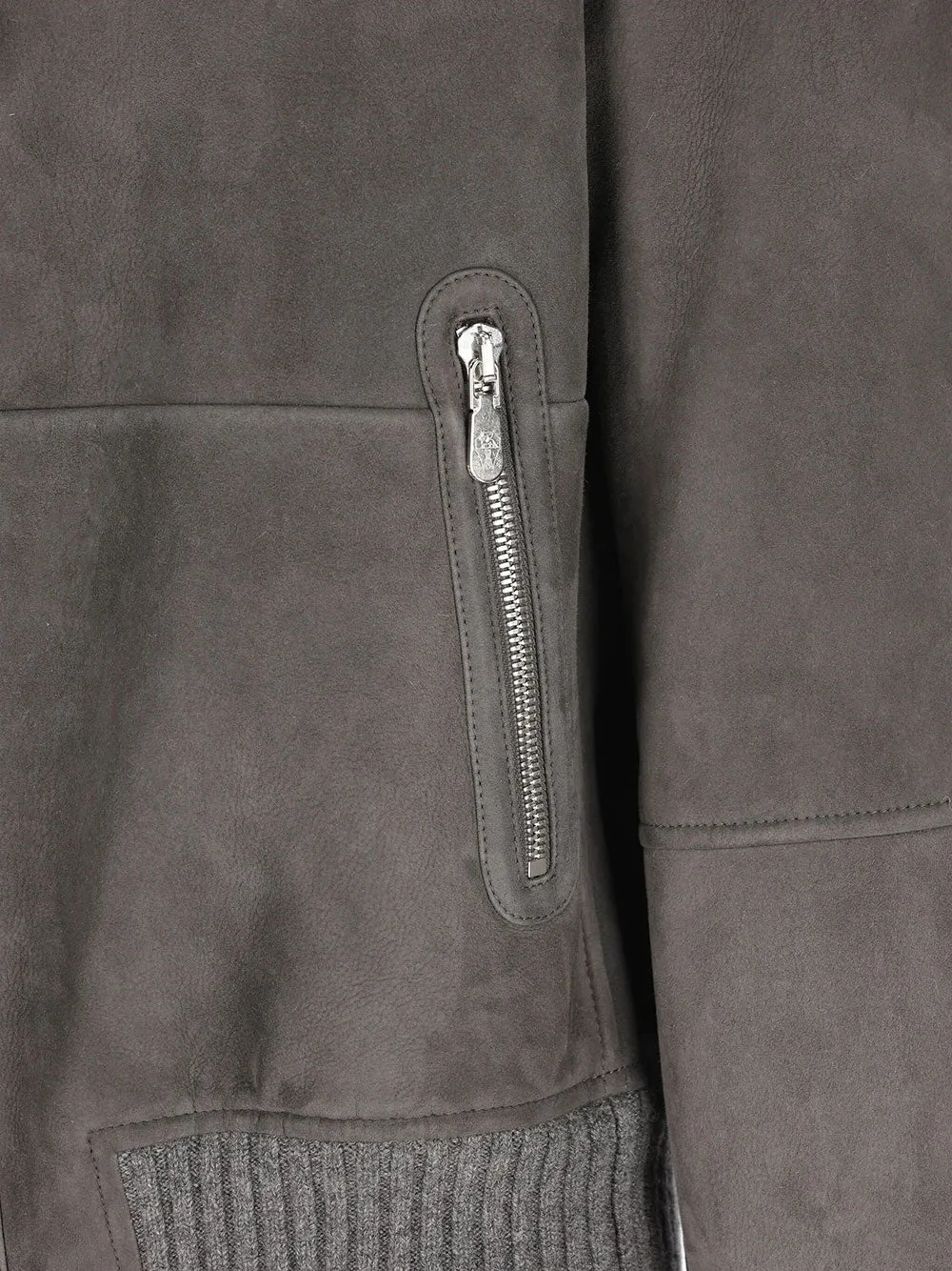 Leather Bomber Jacket With Sheep Lining sold by Wanan Luxury product image thumbnail 4