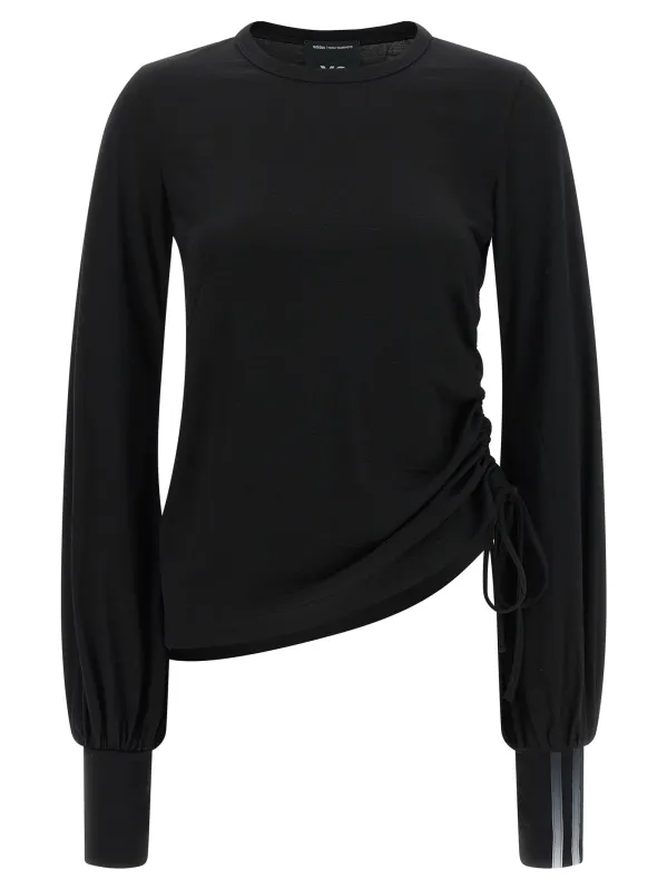 Draped Cut T-Shirt Black made by Y-3