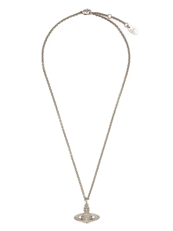 Orb-Pendant Crystal-Embellished Necklace made by Vivienne Westwood