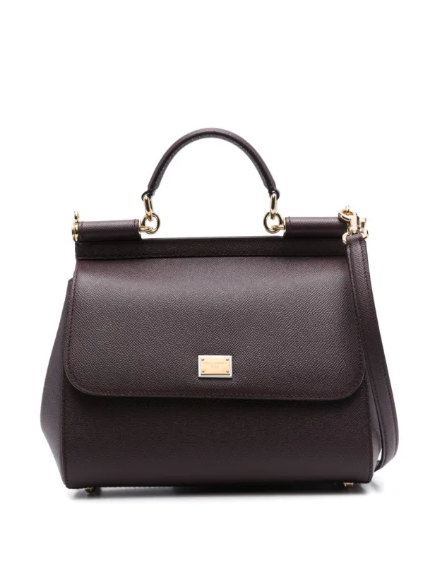 Sicily Large Leather Handbag made by Dolce & Gabanna
