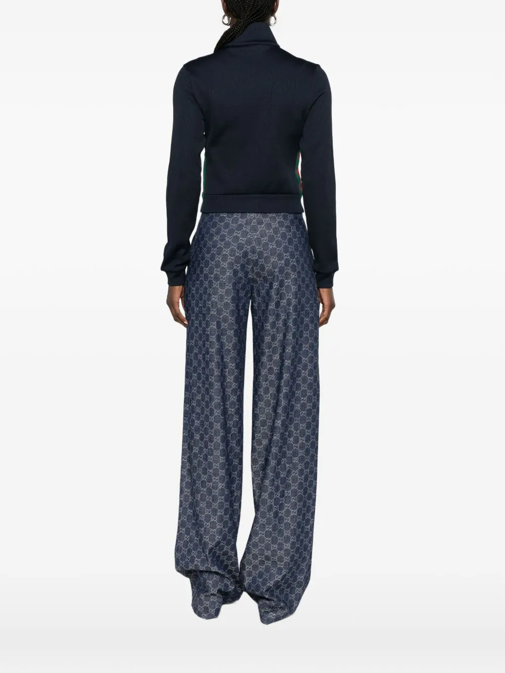 Web Detail Cotton Blend Sweatshirt sold by Wanan Luxury product image thumbnail 3