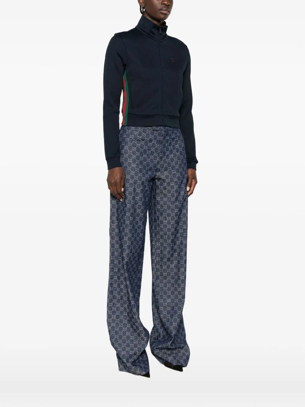 Web Detail Cotton Blend Sweatshirt sold by Wanan Luxury product image thumbnail 2