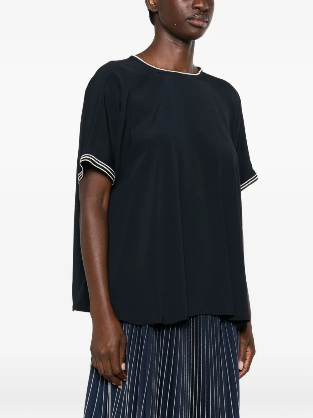 Silk Blend Top sold by Wanan Luxury product image thumbnail 5