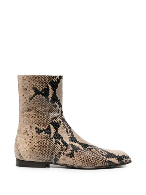 Colt Leather Ankle Boots made by KHAITE