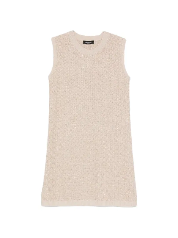Wool Blend Short Dress made by Fabiana Filippi