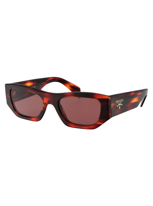 0PR A01S Geometrical Sunglasses made by Prada