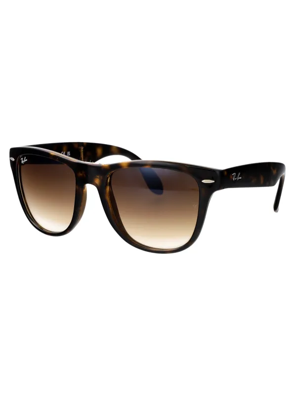 FOLDING WAYFARER Squared Sunglasses made by Ray-Ban
