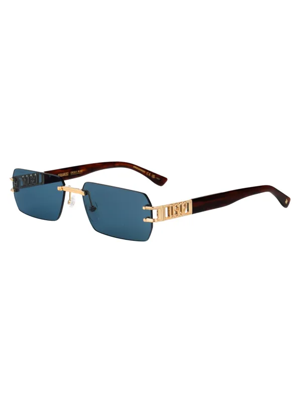 D2 0189/S RECTANGULAR Sunglasses made by DSQUARED2