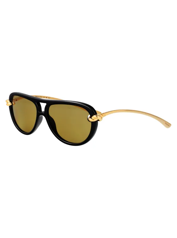 BV1418S AVIATOR Sunglasses made by Bottega Veneta