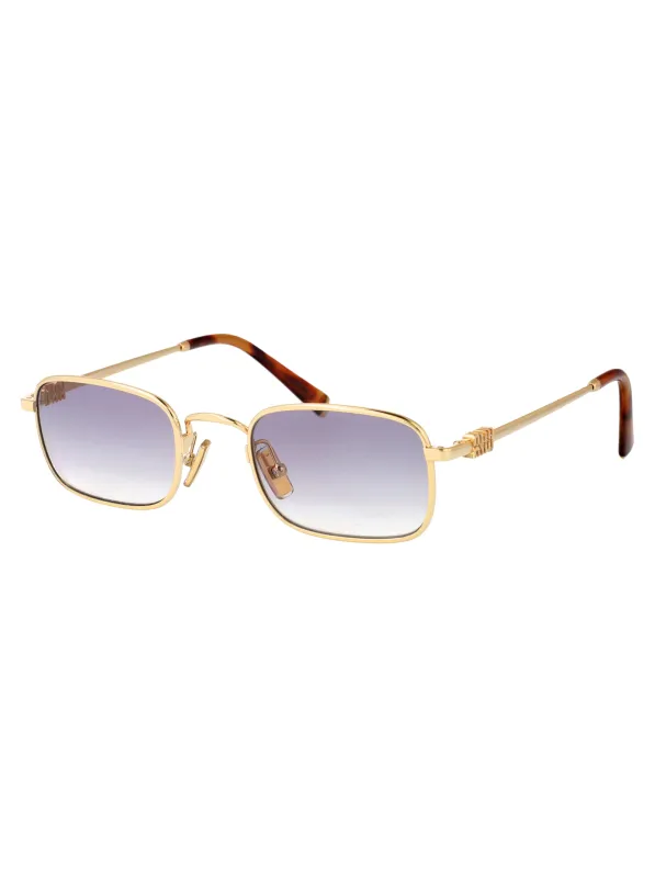 0MU A53S RECTANGULAR Sunglasses made by Miu Miu