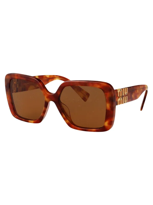 0MU 10YS Geometrical Sunglasses made by Miu Miu