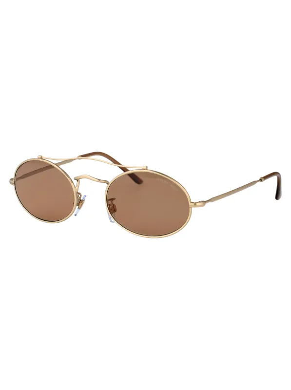 0AR 115SM Oval Sunglasses made by Giorgio Armani
