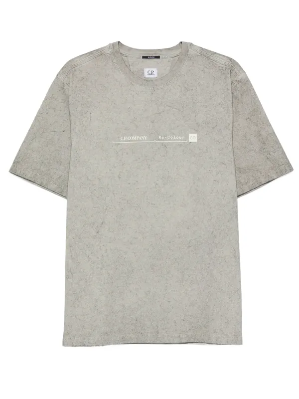 Mercerized Jersey Logo-Print T-Shirt made by C.P. Company