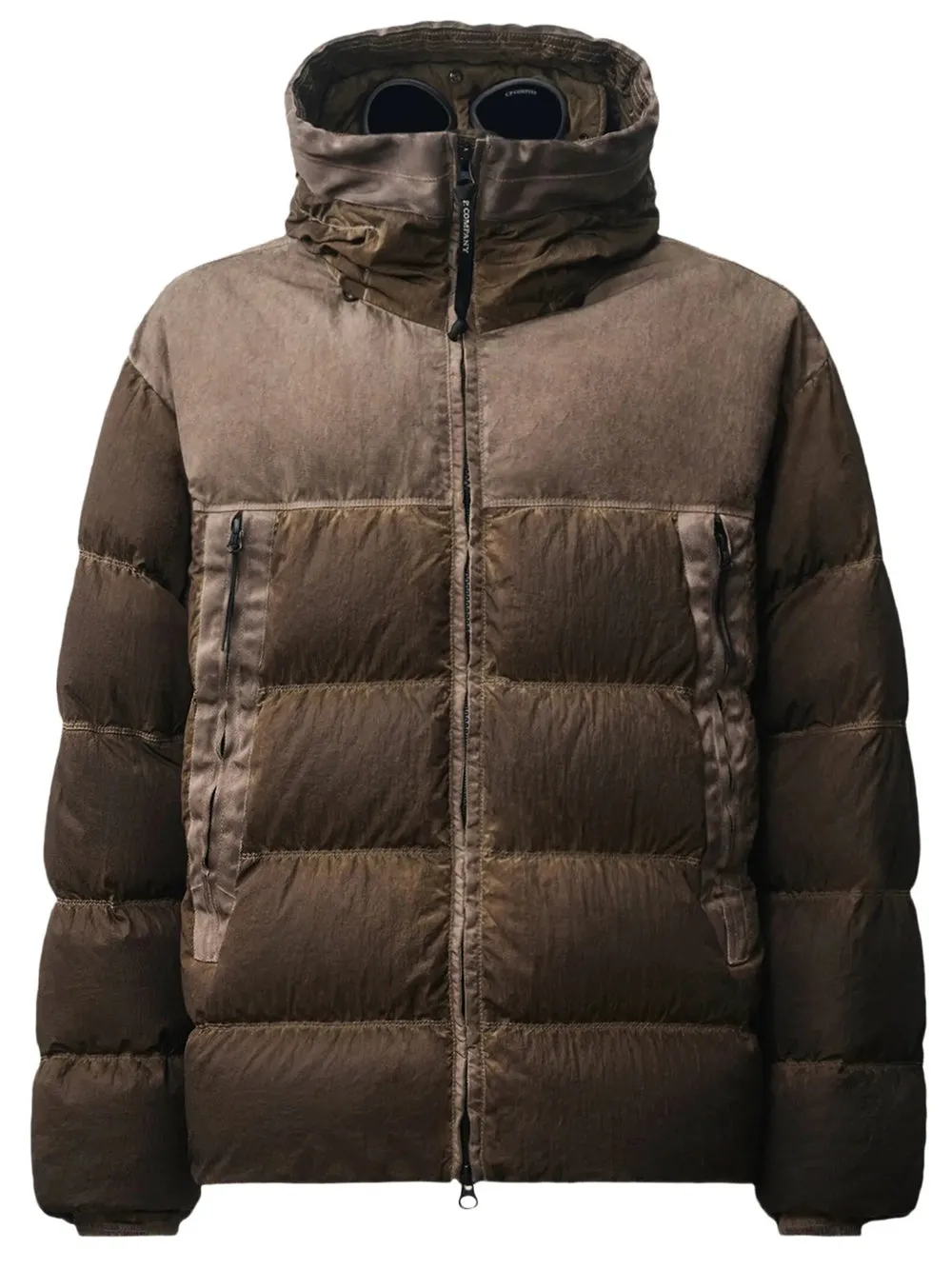 Goggle-Detail Quilted Medium Jacket sold by Wanan Luxury