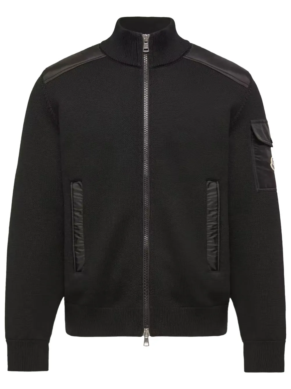 Padded Wool Zip-Up Cardigan sold by Wanan Luxury