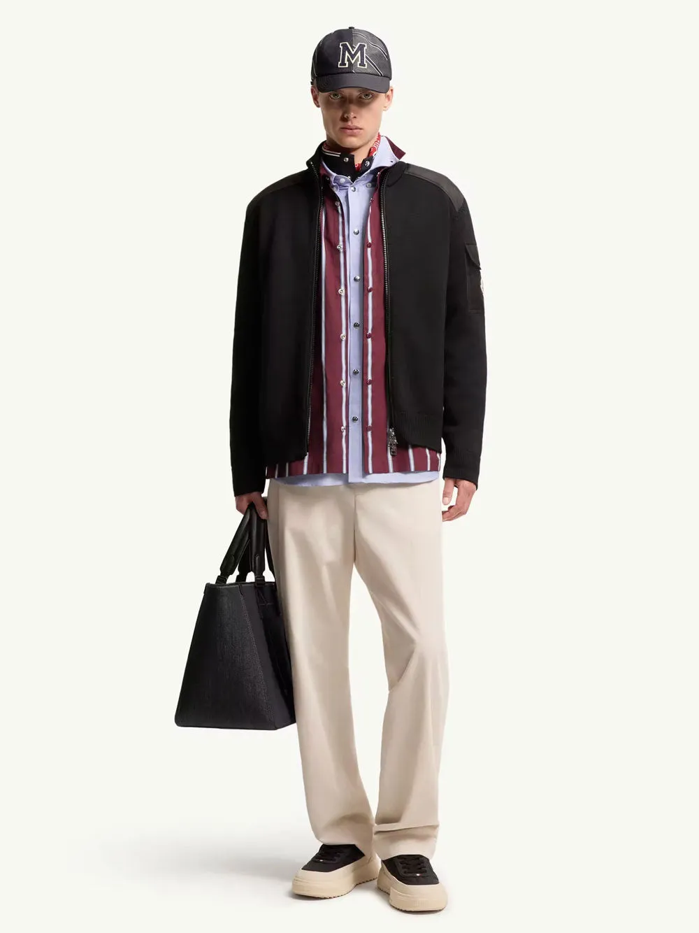Padded Wool Zip-Up Cardigan sold by Wanan Luxury product image thumbnail 2
