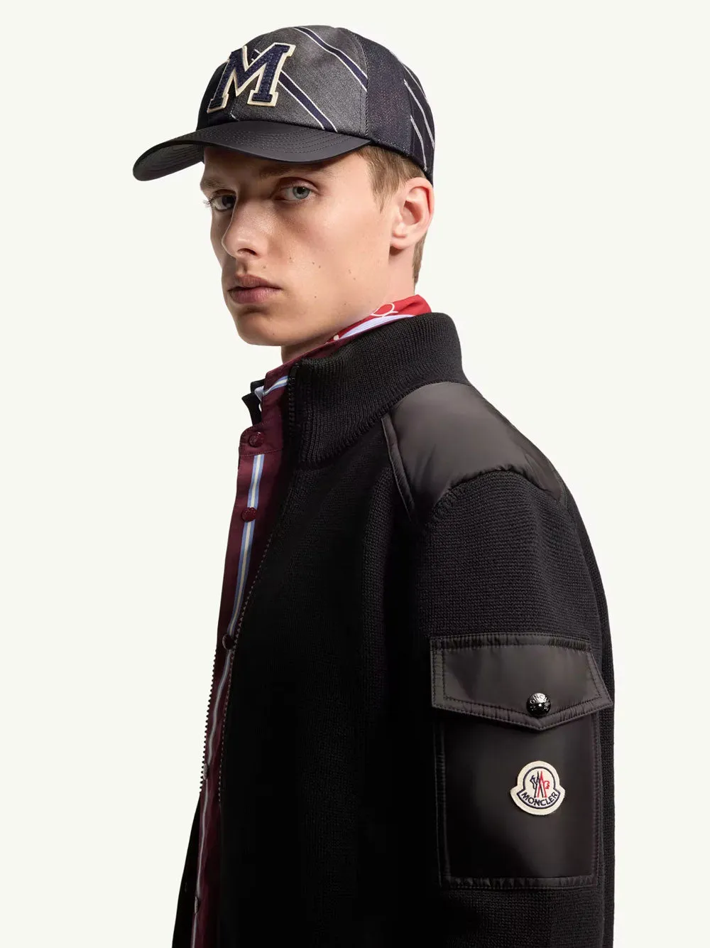 Padded Wool Zip-Up Cardigan sold by Wanan Luxury product image thumbnail 3